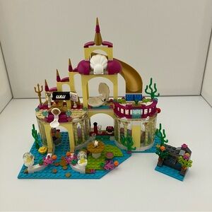 Lego Disney set #41063. Ariel’s Undersea Castle. 379 pieces. Mostly complete.